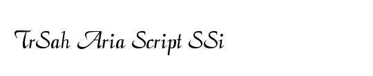 TrSah Aria Script SSi