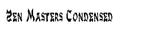 Zen Masters Condensed