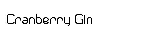 Cranberry Gin
