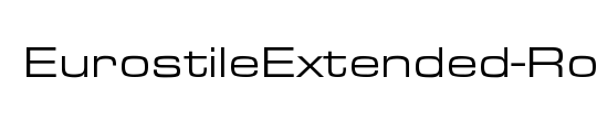 EurostileExtended-Roman-DTC