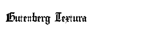 Gutenberg Textura