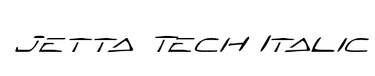 Jetta Tech Italic