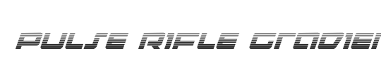 Pulse Rifle Gradient Italic
