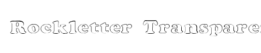 Rockletter Transparent