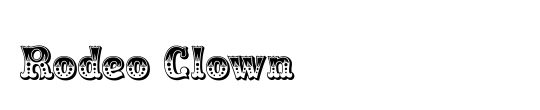 Rodeo Clown