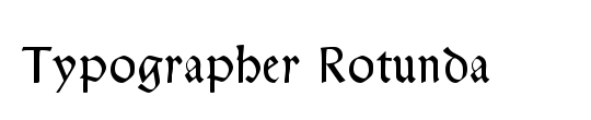 Typographer Rotunda