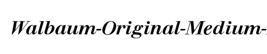 Walbaum-Original-Medium