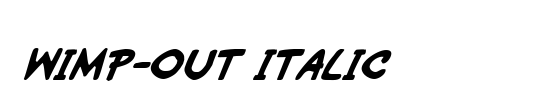 Wimp-Out Italic