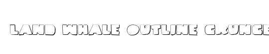 Land Whale Outline Grunge