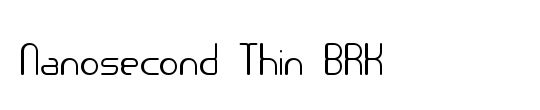Nanosecond Thin BRK