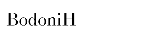 BodoniH