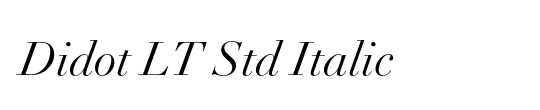 Didot LT Std