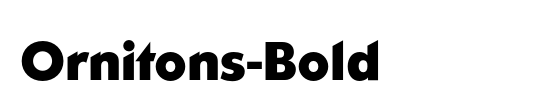 Ornitons-Bold