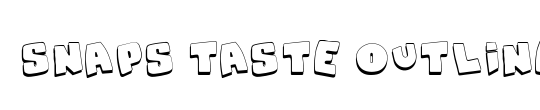 Snaps Taste Outline