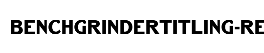 Bench Grinder Titling