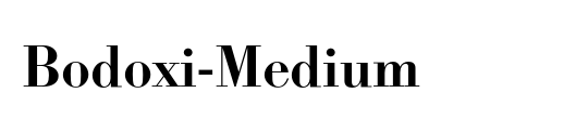 Bodoxi-Medium