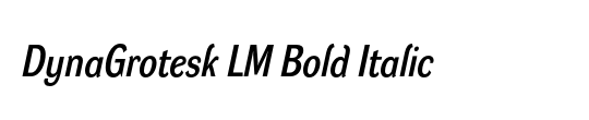 DynaGrotesk LM