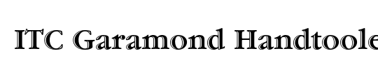 ITC Garamond Handtooled