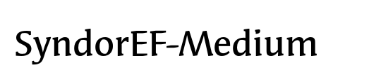 SyndorEF-Medium