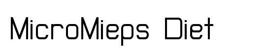MicroMieps Diet