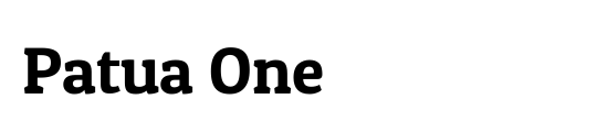 Patua One