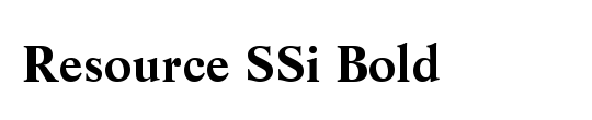 Resource SSi