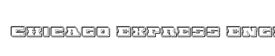 Chicago Express Engraved
