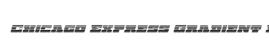 Chicago Express Gradient Italic