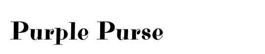 Purple Purse