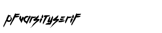 PFVarsitySerif