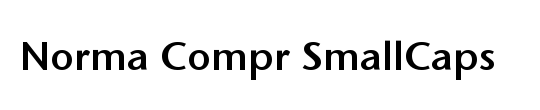 Norma Compr SmallCaps