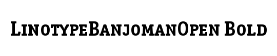 LTBanjoman Open Bold
