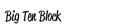 Big Ten Block