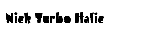 Nick Turbo Italic