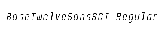 BaseTwelveSansSCI