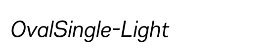 OvalSingle-Light