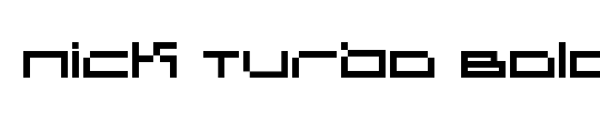 Nick Turbo Bold Expanded ItLas