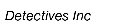 Detectives Inc