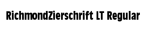 RichmondZierschrift LT