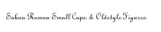 Sabon RomanSC