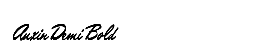 AuxinDemiBold