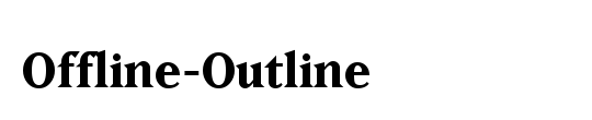 Offline-Outline