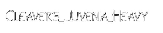Cleaver's_Juvenia_Heavy