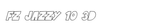 FZ JAZZY 10 3D
