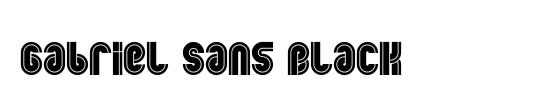 Gabriel Sans Black