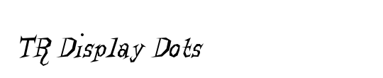 TR Display Dots