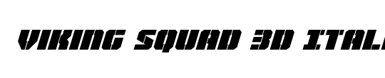Viking Squad 3D Italic