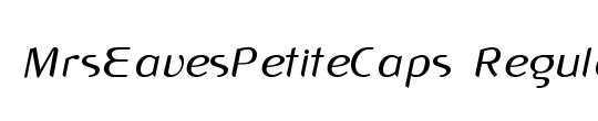 MrsEavesPetiteCaps
