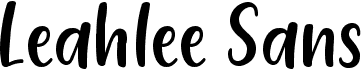 212 Leahlee Sans