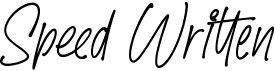 Speed Written